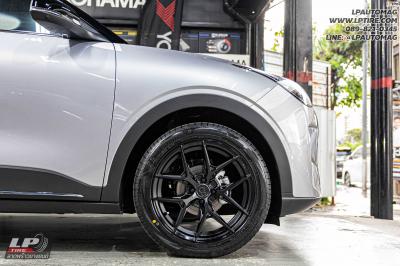 รถ - GEELY EX2 ล้อแม็ก - ORI WHEELS CHAPTER-4 FlowForming BLACK FLAT สเปค - 17x7.5 ET35 4x100 รัดยาง - BRIDGESTONE TURANZA6 เบอร์ - 215/50-17