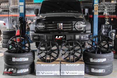 รถ - GWM TANK300 ล้อแม็ก - VAGE VF04 SUV FlowForming ดำเงา สเปค - 20x9 ET15 6x139.7
ยาง - YOKOHAMA G057 เบอร์ - 265/50-20