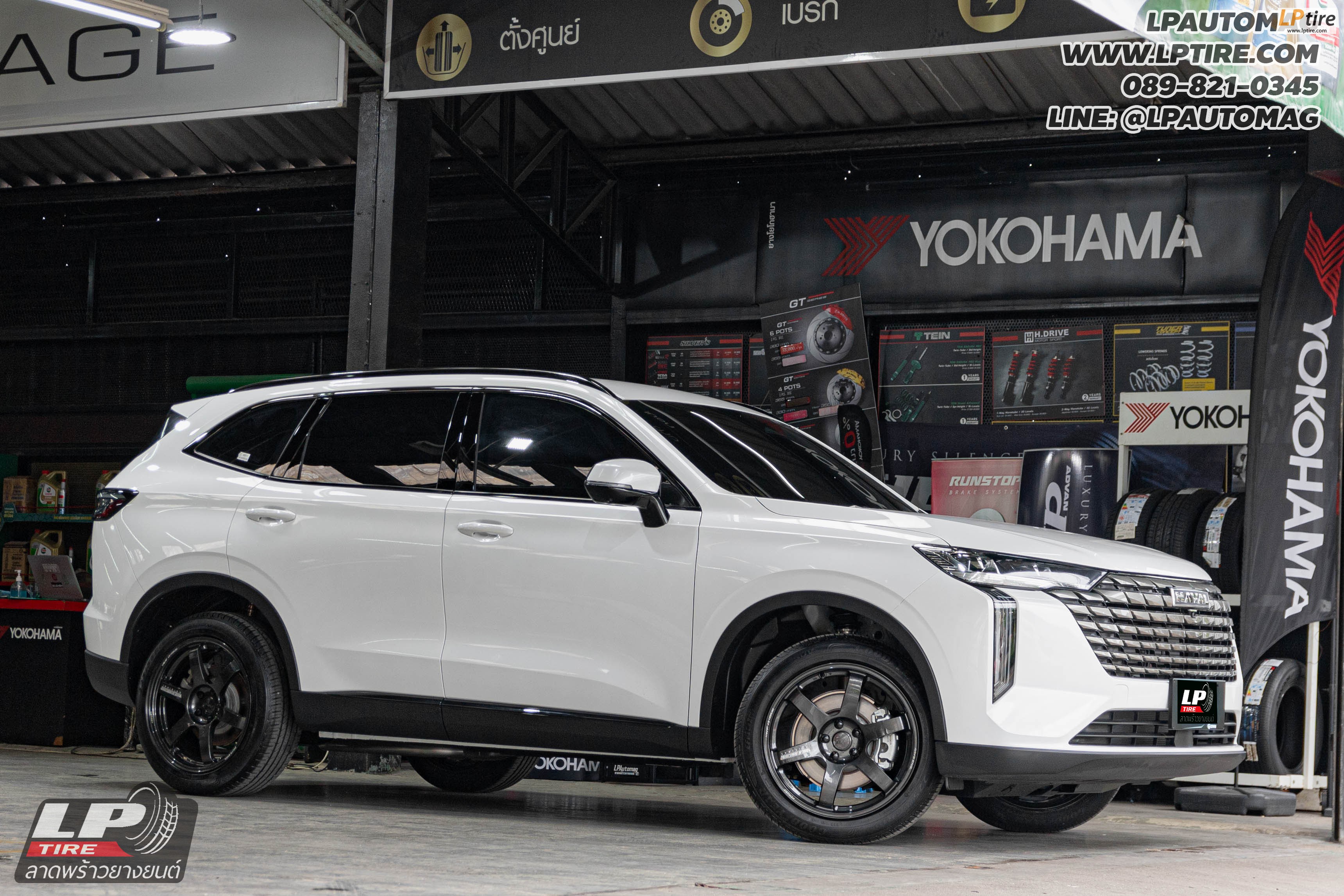 รถ - GWM HAVAL H6 PHEV ล้อแม็ก - NK Performance NK37 (TE37) Flowforming DGM สเปค -19x8.5 ET35 5x114.3-5x112 ใช้ยางเดิม โช๊คสตรัทปรับเกลียว SILVER NEO MAX PRIME