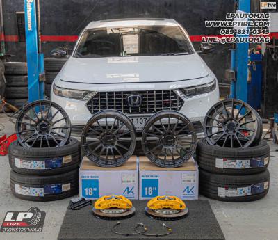 รถ - HONDA ACCORD ล้อแม็ก- NK Performance FF05RR (RS05RR) Flowforming สเปค - 18x8.5 ET35 5x114.3-5x112 ยาง- YOKOHAMA รุ่น ADVAN DB V553 เบอร์ - 235/45R18 ชุดเบรค - H-Drive RS Series 6 Pots 355 mm