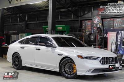 รถ - HONDA ACCORD&nbsp;ล้อแม็ก- NK Performance FF05RR (RS05RR) Flowforming สเปค - 18x8.5 ET35 5x114.3-5x112&nbsp;ยาง- YOKOHAMA รุ่น ADVAN DB V553 เบอร์ - 235/45R18 ชุดเบรค - H-Drive RS Series 6 Pots 355 mm