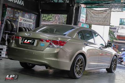 รถ - HONDA ACCORD ล้อแม็ก - ENKEI SC46 น้ำตาลด้าน สเปค - 17x7.5 ET40 5x114.3 รัดยาง - YOKOHAMA V552 เบอร์ - 225/50-17