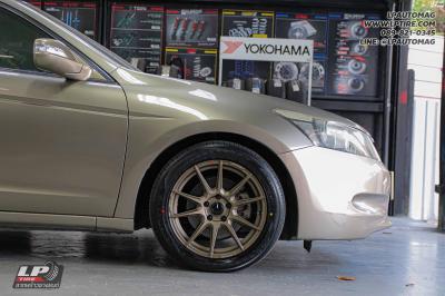 รถ - HONDA ACCORD ล้อแม็ก - ENKEI SC46 น้ำตาลด้าน สเปค - 17x7.5 ET40 5x114.3 รัดยาง - YOKOHAMA V552 เบอร์ - 225/50-17