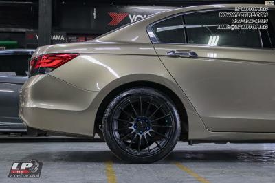 รถ -HONDA ACCORD ล้อแม็ก - NK Performance FF05RR (RS05RR) Flowforming 1 ดำด้าน สเปค -18x8.5 ET35 5x114.3 ยาง -OTANI KC2000 เบอร์ - 225/45-18