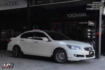 รถ - HONDA ACCORD ล้อแม็ก - ENKEI SS22 เทาด้าน สเปค - 17x7.5 ET38 5x114.3 ยาง - ALLIANCE AL30 030Ex เบอร์ -225/50-17