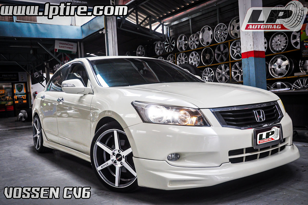 Honda Accord + ล้อแม็ก VOSSEN CV6 ขอบ19 สีกันเมทาลิกหน้าเงา + ยาง YOKOHAMA AE50 245/35-19