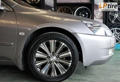 Honda Accord + ล้อแม็ก Lenso ES-Bella (ESB) 17นิ้ว สี Hyper Black หน้าเงา + ยาง YOKOHAMA EARTH-1 225/50R17