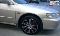 Honda Accord + ล้อแม็ก Lenso Venetian 4 (V-04) 17นิ้ว สีดำหน้าเงา + ยาง DUNLOP VE301 215/45-17