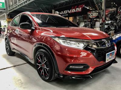 Honda BR-V + แม็ก XXR X-154 ขอบ17 ดำหน้าเงาอันเดอร์คัตแดง