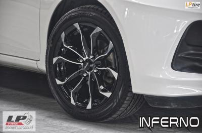 HONDA BRIO มาจัดล้อโปร จากค่าย AJ Automotive รุ่น inferno พร้อมยางไทย195/50R15 DUNLOP LM704
ลงตัวครับงานนี้