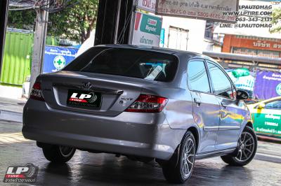 รถ - HONDA CITY ล้อแม็ก - INFERNO HL1068 HSหน้าเงา สเปค - 15x7 ET37 4x100 ยาง -ALLIANCE AL30 030Ex เบอร์ -195/55-15