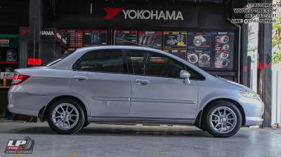 รถ - HONDA CITY ล้อแม็ก - INFERNO HL1068 HSหน้าเงา สเปค - 15x7 ET37 4x100 ยาง -ALLIANCE AL30 030Ex เบอร์ -195/55-15