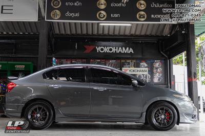 รถ - HONDA CITY ล้อแม็ก - TORQ BY LENSO TC105X ไฮเปอร์แบ็ก สเปค - 15x7 ET35 4x100 ยาง - MICHELIN เบอร์- 185/60 R15