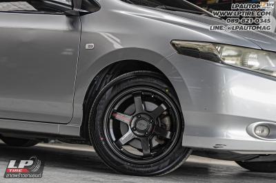 รถ - HONDA CITY ล้อแม็ก - Auto Option AOW11 (TE37) FlowForming DIAMOND BLACK ตัวหนังสือสีแดง
สเปค - 15x7 ET35 4x100 ยาง - YOKOHAMA V552 เบอร์ - 195/55-15
