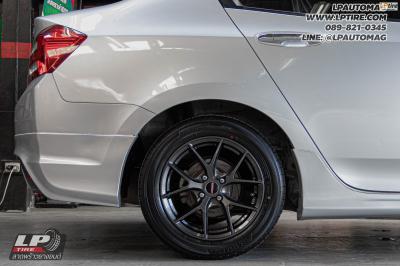 รถ - HONDA CITY ล้อแม็ก - LENSO JAGER DYNA HD สเปค - 15x6.5 ET38 4x100 ยาง - ALLIANCE AL30 030Ex เบอร์ - 195/55-15