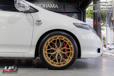รถ - HONDA CITY ล้อแม็ก - VAGE VF033 E FlowForming ทอง สเปค - 17x7.5 ET35 4x100 ยาง - LENSO D-1CS เบอร์ - 205/45-17