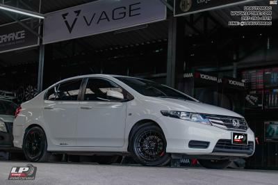 รถ -HONDA CITY ล้อแม็ก - EmotionR RSR (RS05RR)ดำด้าน สเปค - 15x7 ET35 4x100 ยาง - ALLIANCE AL30 030Ex เบอร์ - 195/60-15