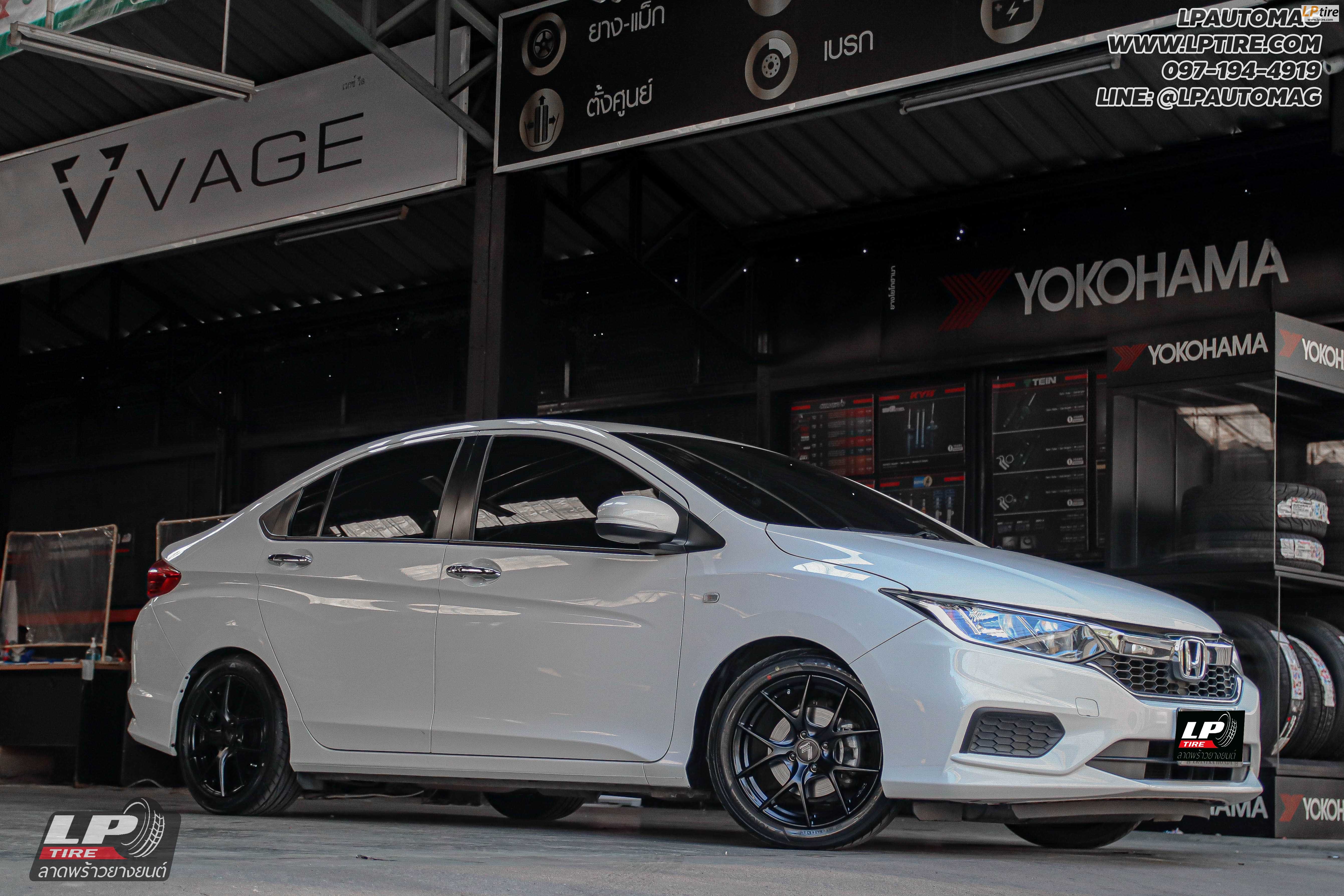 รถ -HONDA CITY ล้อแม็ก - LENSO Jager Dyna ดำด้าน สเปค - 16x7 ET35 4x100 ยาง -YOKOHAMA V701
เบอร์ -195/50-16