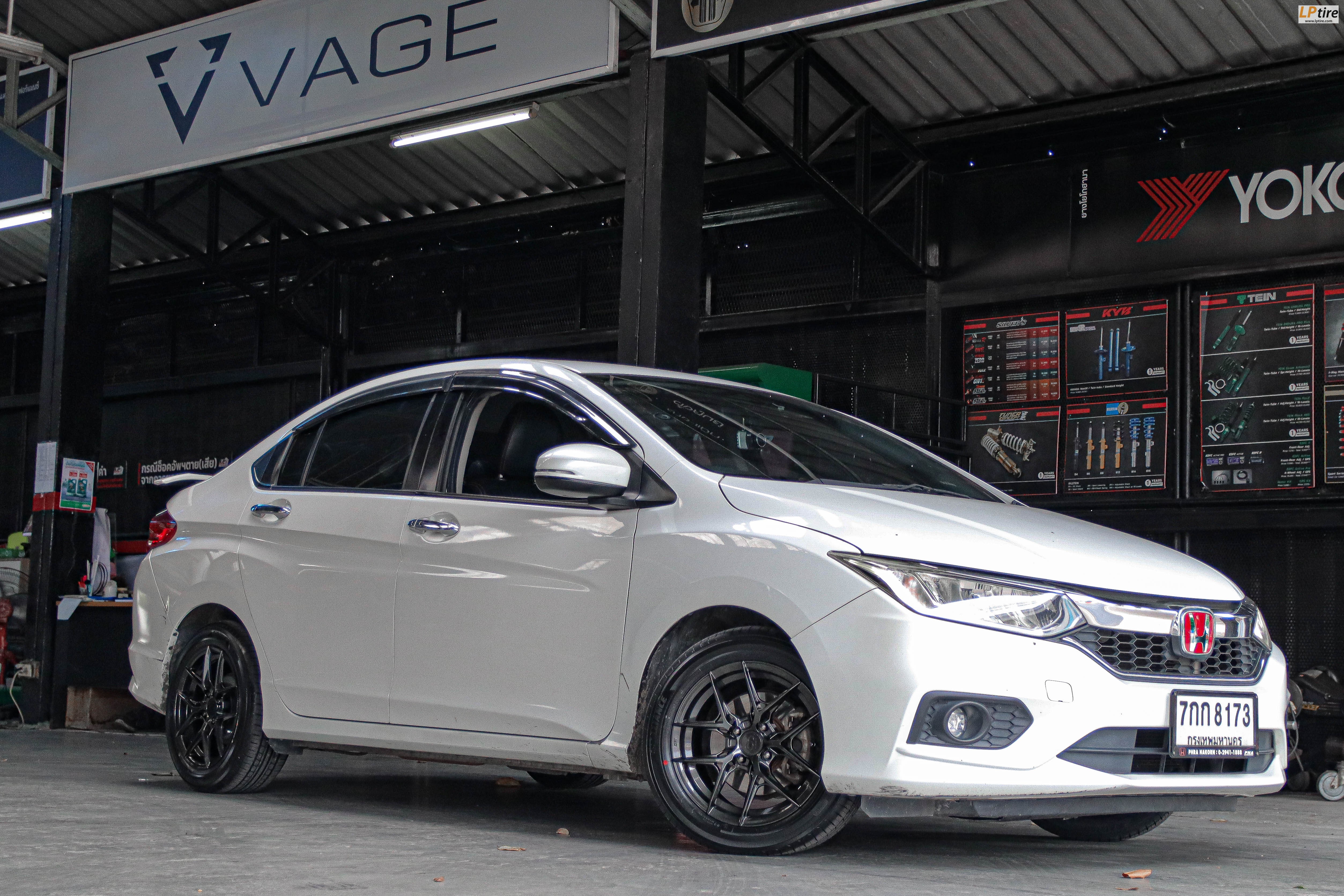 รถ - HONDA CITY ล้อแม็ก - ORI WHEELS CHAPTER-4 FlowForming สเปค - 15x7 ET35 4x100 ยาง -ALLIANCE AL30 030Ex เบอร์ - 195/55-15