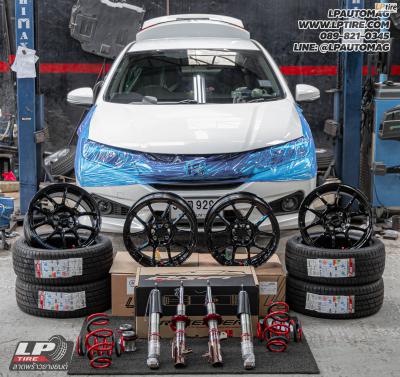 รถ - HONDA CITY ล้อแม็ก - LENSO VENOM V1N FlowForming ดำเงา สเปค - 16x7 ET35 4x100
รัดยาง - LENSO D-1CS เบอร์ - 195/50-16 โช๊คอัพ Profender รุ่น Drift Series