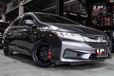 รถ - HONDA CITY GM6 ล้อแม็ก - ENKEI SC55 ดำด้านขอบน้ำเงิน สเปค - 17x8 ET35 4x100
ยาง - FIRENZA ST-01A เบอร์ - 205/45-17