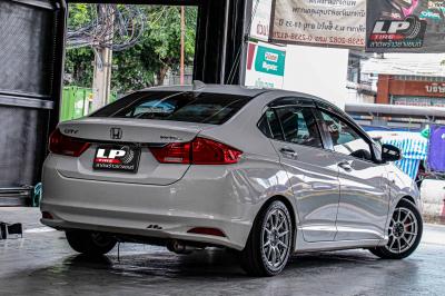 รถ -HONDA CITY ล้อแม็ก - ADVANTI N979 PROTO FlowForming HS ขอบ - 15x7 ET35 4x100 ยาง -YOKOHAMA A-DRIVE AA01 เบอร์ -195/50-15