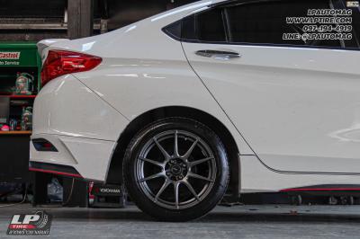 รถ - HONDA CITY ล้อแม็ก - ADVANTI N979 PROTO FlowForming เทากัน สเปค -16x7 ET35 4x100 ยาง - LENSO D-1CS เบอร์ - 195/50-16