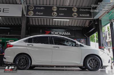 รถ - HONDA CITY ล้อแม็ก - ORI WHEELS CHAPTER-4 FlowForming สเปค - 15x7 ET35 4x100 ยาง -ALLIANCE AL30 030Ex เบอร์ - 195/55-15