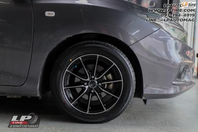 รถ - HONDA CITY ล้อแม็ก - ENKEI DRACO ดำหน้าเงา สเปค - 15x6.5 ET38 4x100 ยาง - ALLIANCE AL30 030Ex เบอร์ - 195/55-15