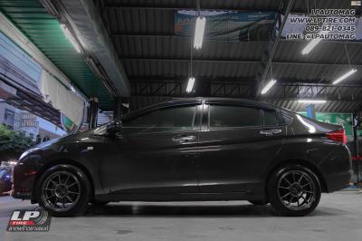 รถ - HONDA CITY ล้อแม็ก - Auto Option AOW-105X EJ-TITAN สเปค - 16x7 ET36 4x100 ยาง - LENSO D-1CS เบอร์ - 195/50-16