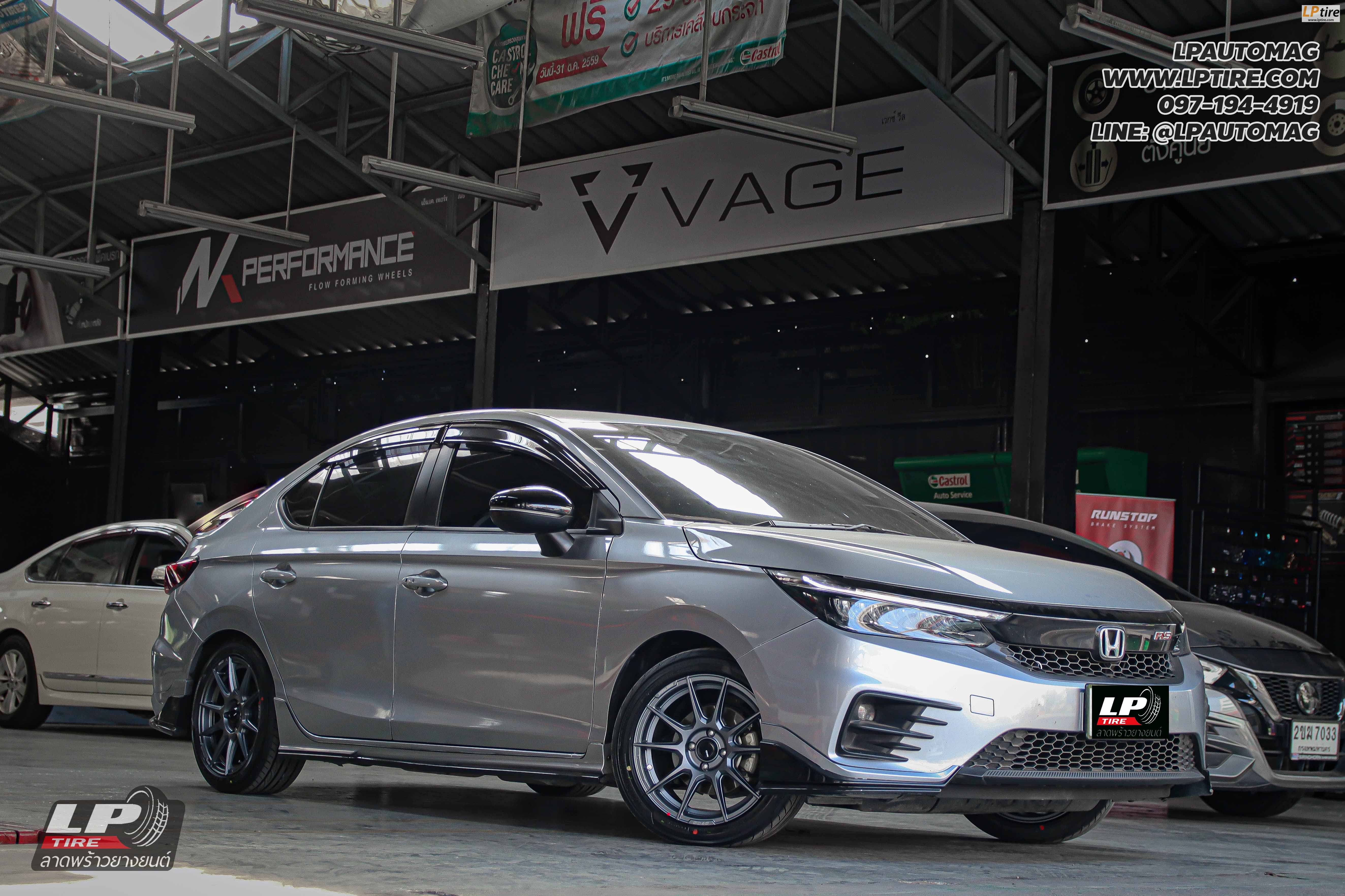 รถ - HONDA CITY ล้อแม็ก - ENKEI SC46 เทาด้าน สเปค -16x7 ET35 4x100 ยาง - YOKOHAMA V701
เบอร์ -195/50-16