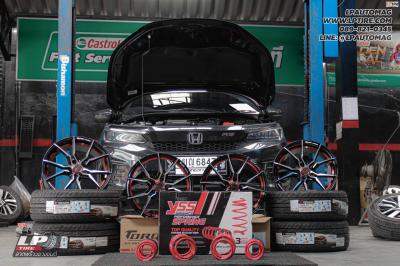 รถ - HONDA CITY GN ล้อแม็ก - TORQ SUN BY LENSO สเปค - 17x7 ET35 4x100 ยาง - YOKOHAMA V701
เบอร์ - 205/45-17 สปริงโหลด RED YSS ตรงรุ่น !!