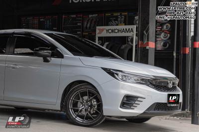 รถ - HONDA CITY ล้อแม็ก - LENSO Jager Dyna HD สเปคหน้า - 17x7.5 ET35 4x100 ยาง - ALLIANCE by YOKOHAMA AL40 เบอร์- 205/45-17
