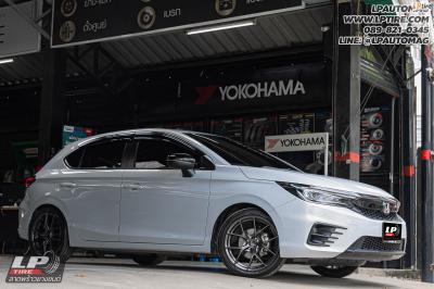 รถ - HONDA CITY ล้อแม็ก - LENSO Jager Dyna HD สเปคหน้า - 17x7.5 ET35 4x100 ยาง - ALLIANCE by YOKOHAMA AL40 เบอร์- 205/45-17