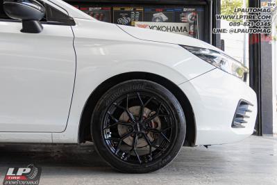 รถ - HONDA CITY ล้อแม็ก - LENSO Jager J1B ดำเงา สเปค - 16x7 ET35 4x100 ยาง - BRIDGESTONE POTENZA RE004 เบอร์- 195/50R16 จานดิสเบรคหน้า - TRW XPS จานเบรค แต่ง เซาะร่อง เรสซิ่ง
ผ้าเบรคหน้า - NEXZTER MU SPEC