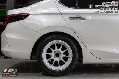 รถ - HONDA CITY ล้อแม็ก - ENKEI SC55 ขาว สเปค - 15x7 ET28 4x100 ยาง - ALLIANCE AL30 030Ex
เบอร์ - 195/55-15