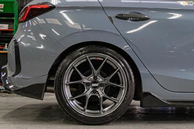 รถ - HONDA CITY ล้อแม็ก - Auto Option AOW-009 FlowForming Hyper Dark สเปค - 17x8 ET35 4x100