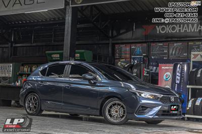 รถ - HONDA CITY ล้อแม็ก - Auto Option AOW-105X (TC105X) FlowForming EJ-TITAN สเปค- 16x7 ET36 4x100 ยาง- YOKOHAMA ES32 เบอร์- 195/50-16 สปริงโหลด - YSS Sport Series โหลดลง หน้า30-หลัง30มิล สวยลงตัวกำลังดี ใช้คู่กับโช้คเดิมได้