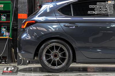 รถ - HONDA CITY ล้อแม็ก - Auto Option AOW-105X (TC105X) FlowForming EJ-TITAN สเปค- 16x7 ET36 4x100 ยาง- YOKOHAMA ES32 เบอร์- 195/50-16 สปริงโหลด - YSS Sport Series โหลดลง หน้า30-หลัง30มิล สวยลงตัวกำลังดี ใช้คู่กับโช้คเดิมได้
