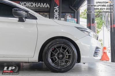 รถ - HONDA CITY ล้อแม็ก - LENSO VENOM V1N FlowForming HD สเปค - 15x7 ET35 4x100 ยาง - BRIDGESTONE RE004 เบอร์ - 195/55-15