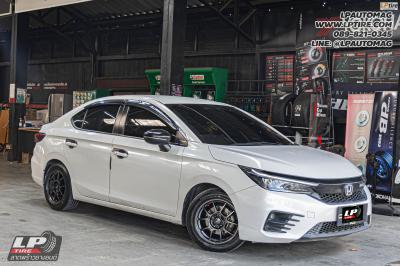 รถ - HONDA CITY ล้อแม็ก - LENSO VENOM V1N FlowForming HD สเปค - 15x7 ET35 4x100 ยาง - BRIDGESTONE RE004 เบอร์ - 195/55-15