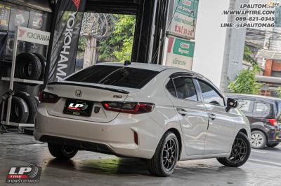 รถ - HONDA CITY ล้อแม็ก - LENSO VENOM V1N FlowForming HD สเปค - 15x7 ET35 4x100 ยาง - BRIDGESTONE RE004 เบอร์ - 195/55-15