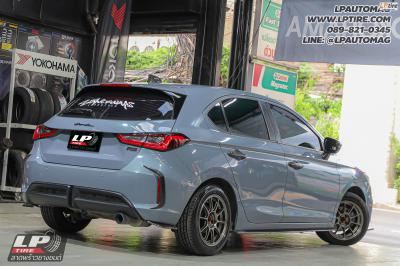 รถ - HONDA CITY&nbsp;ล้อแม็ก - Auto Option AOW-105X FlowForming EJ-TITAN สเปค - 15x7 ET35 4x100
รัดยาง - LENSO D-1CS เบอร์ - 195/55-15