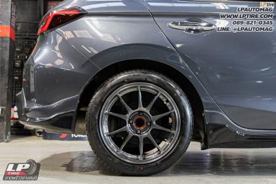 รถ - HONDA CITY&nbsp;ล้อแม็ก - NK Performance NK105N (TC105n) Flowforming NK Dark สเปค - 16x7 ET35 4x100&nbsp;รัดยาง - LENSO D-1CS เบอร์ - 195/50-16