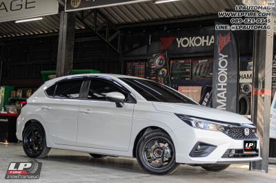 รถ - HONDA CITY&nbsp;ล้อแม็ก - NK Performance NK37-C (te37) Flowforming DGM สเปค - 16x7 ET35 4x100