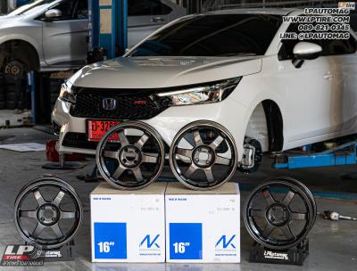 รถ - HONDA CITY ล้อแม็ก - NK Performance NK37-C (te37) Flowforming DGM สเปค - 16x7 ET35 4x100