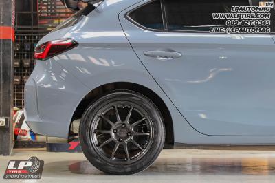 รถ - HONDA CITY&nbsp;ล้อแม็ก -NK Performance NK40 (ZE40) Flowforming DGM (WE) สเปค - 16x7 ET35 4x100&nbsp;ใช้ยางเดิม
