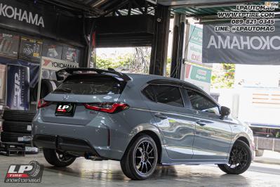 รถ - HONDA CITY&nbsp;ล้อแม็ก -NK Performance NK40 (ZE40) Flowforming DGM (WE) สเปค - 16x7 ET35 4x100&nbsp;ใช้ยางเดิม