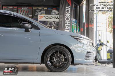 รถ - HONDA CITY&nbsp;ล้อแม็ก -NK Performance NK40 (ZE40) Flowforming DGM (WE) สเปค - 16x7 ET35 4x100&nbsp;ใช้ยางเดิม