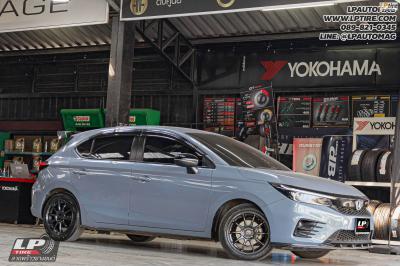 รถ - HONDA CITY ล้อแม็ก -NK Performance NK40 (ZE40) Flowforming DGM (WE) สเปค - 16x7 ET35 4x100 ใช้ยางเดิม